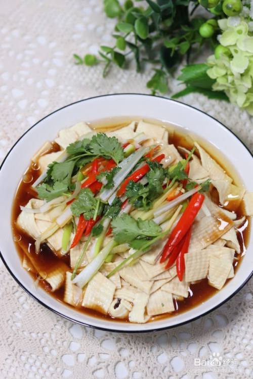 冲油豆腐皮的做法