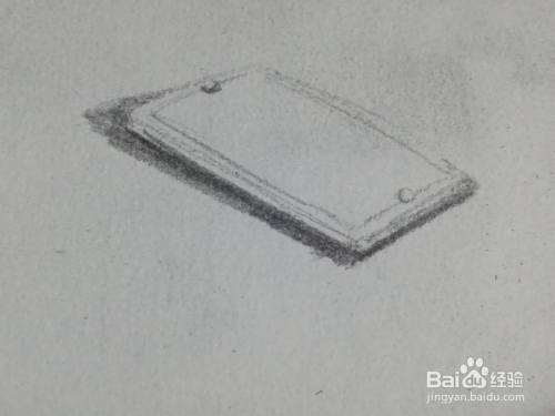 如何画一个手机的素描
