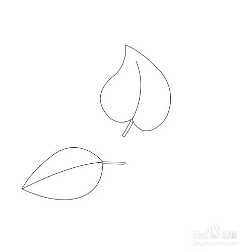 如何画叶子简笔画