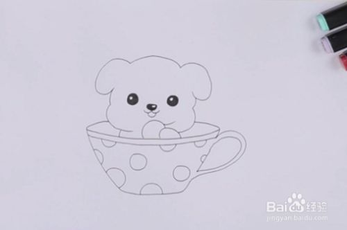 茶杯犬怎么画