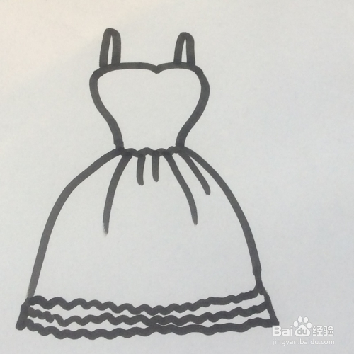 怎么画裙子的儿童画裙子的儿童画怎么画呢