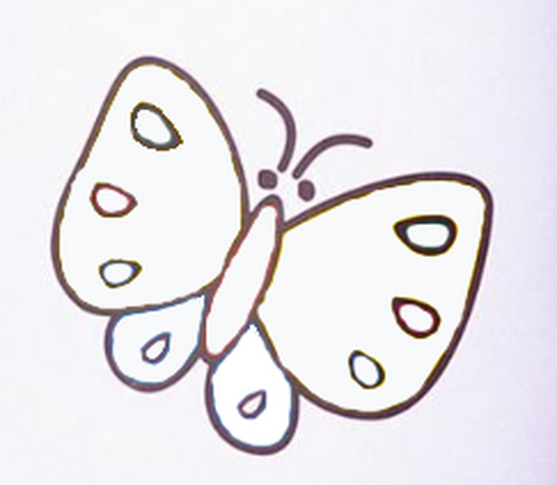 如何画一只漂亮的蝴蝶