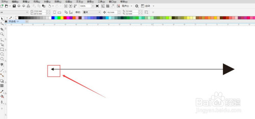 coreldraw如何不改变线条粗细调整箭头大小