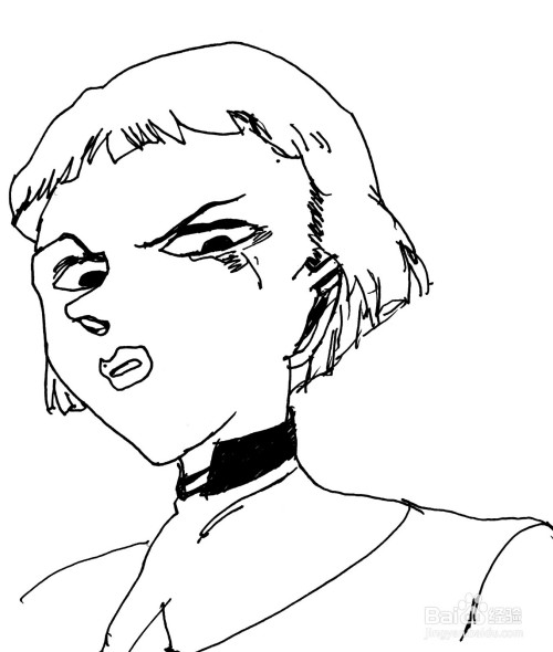 《名侦探柯南》系列之基安蒂简笔画