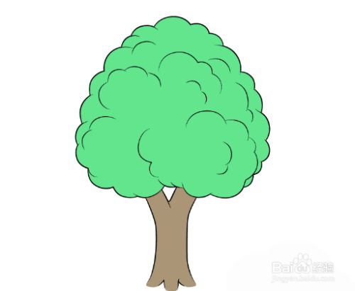 如何画一棵树