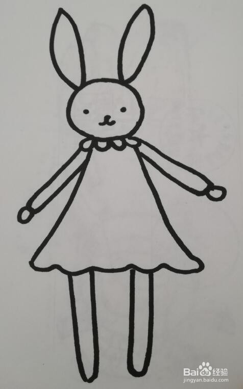 兔子的画法 兔子的简笔画