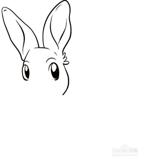 可爱小白兔的简笔画画法技巧