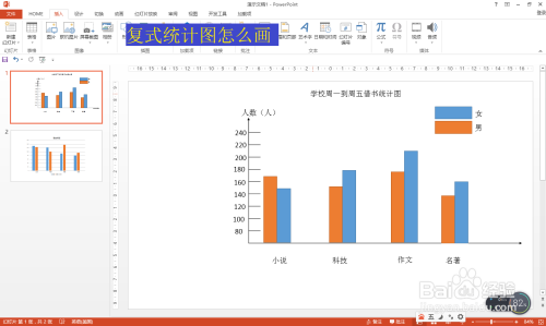 复式统计图怎么画