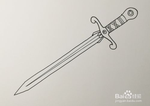 剑怎么画简单又帅气