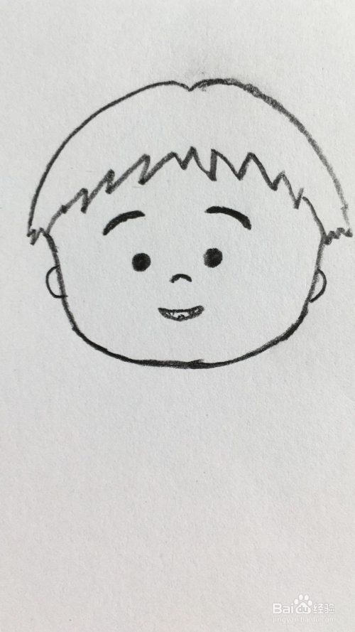 小丸子的同学小志怎么画