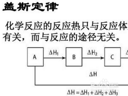 盖斯定律怎么相加减?