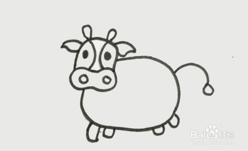 简笔画系列-怎么画牛