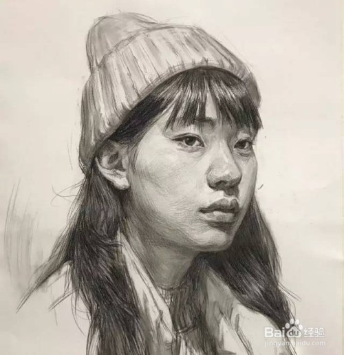 怎么样才能把女性头像素描画好?