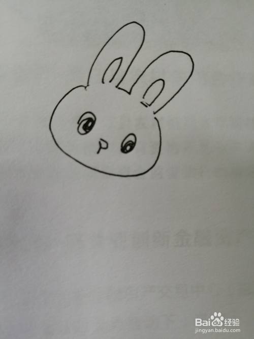 可爱的小兔子怎么画