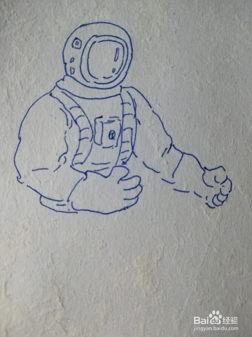 太空人简笔画