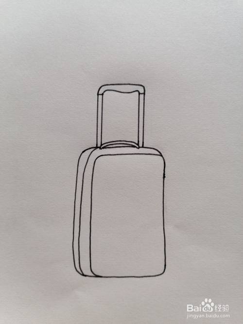 行李箱怎么画好看