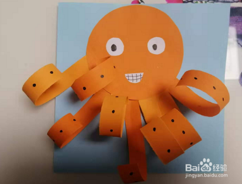 幼儿园简单的手工制作-小章鱼