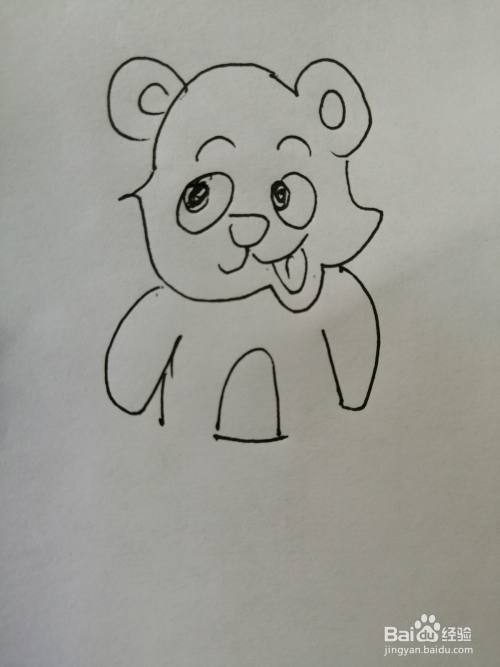可爱的小熊怎么画