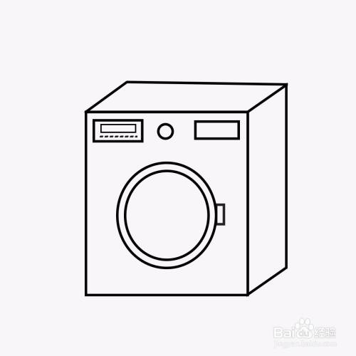 洗衣机简笔画怎么画?