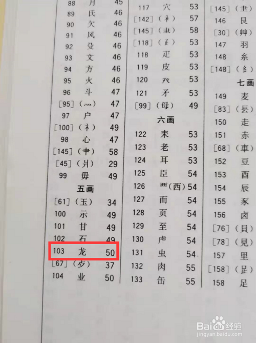 龙字按照什么部首查字典