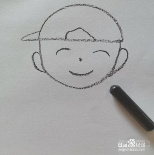 简笔画骑车小男孩怎么画