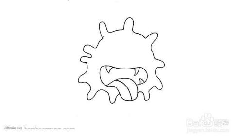 细菌病毒怎么画简笔画