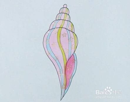 海螺的简笔画怎么画