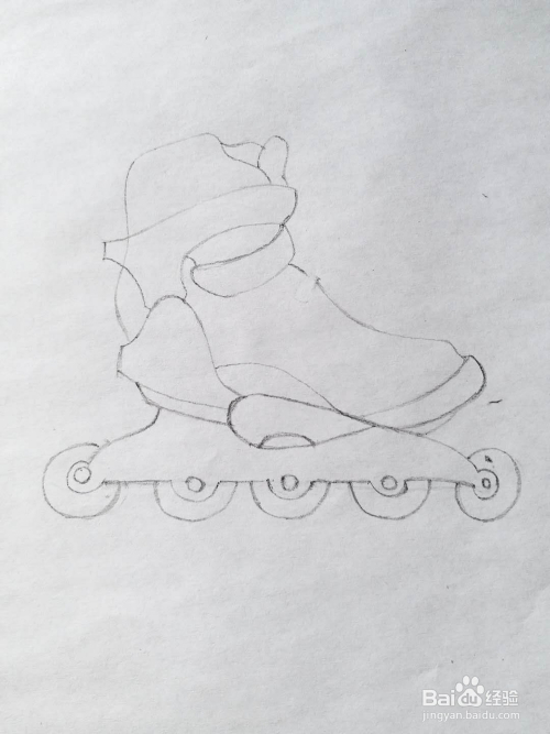 溜冰鞋的画法