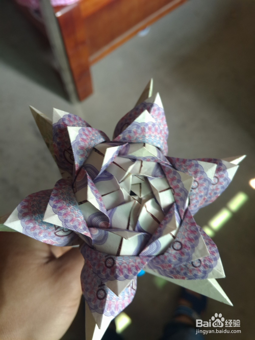 纸花折法,折纸花,钱花