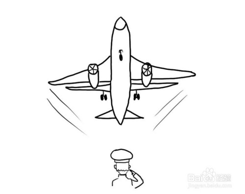 中国机长飞机怎么画