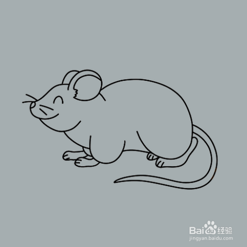 如何画卡通老鼠简笔画?