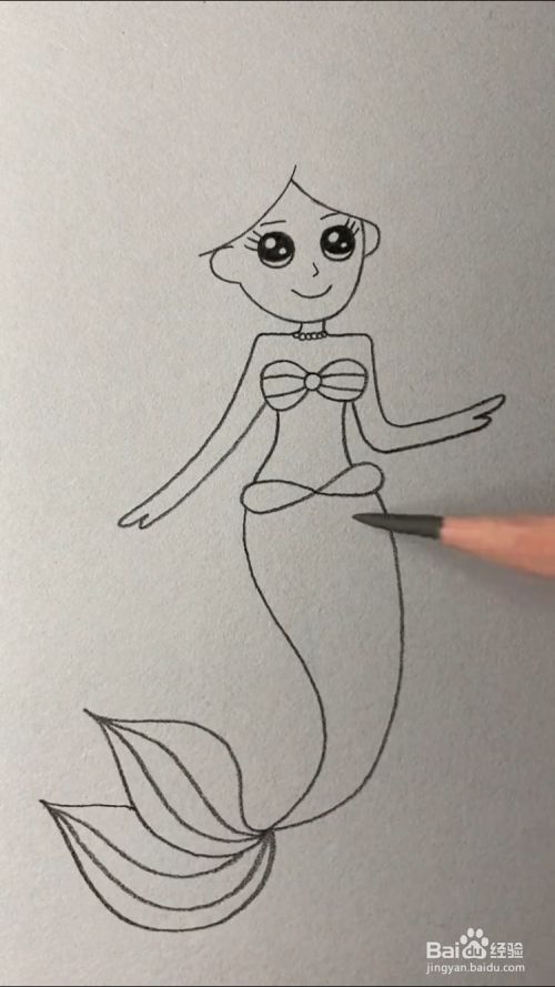 如何画美人鱼?