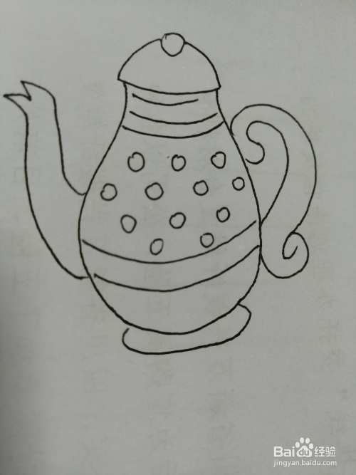 简笔画简单的茶壶怎么画
