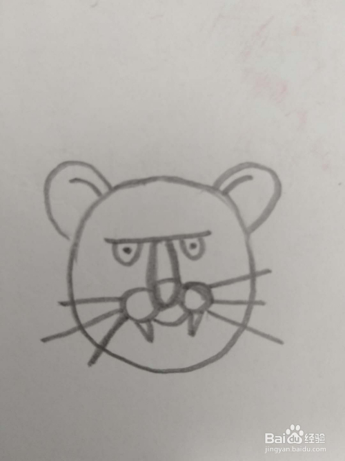 教你画简笔画小狮子头