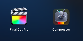 finalcutpro导出mp4文件compressor