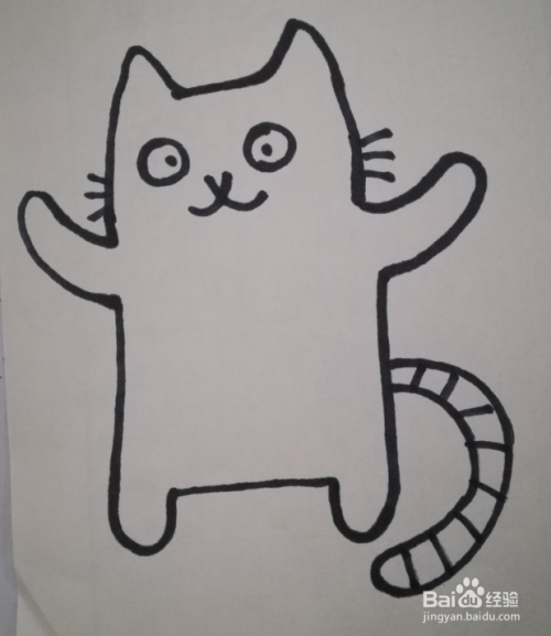 儿童简笔画 小猫的画法 小猫的简笔画