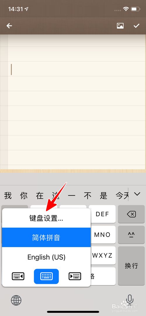 苹果手机怎样添加手写输入法