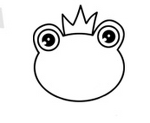 怎么画戴皇冠的小青蛙