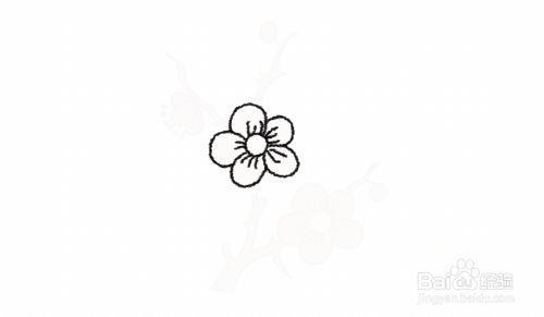 怎么简笔画桃花