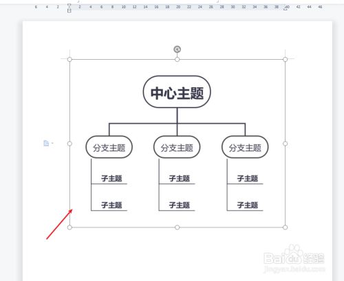 用word树状思维导图怎么画