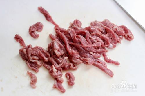 牛肉切丝