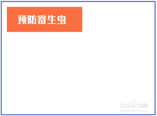 预防寄生虫手抄报内容