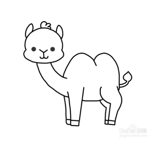 骆驼简笔画的简单画法