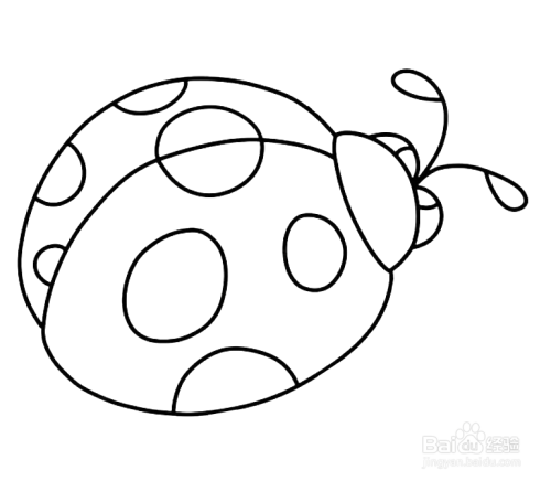 幼儿园如何教小朋友画七星瓢虫的简笔画?_乐乐简笔画 幼儿园如何教小朋友画七星瓢虫的简笔画?