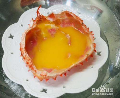 美味帝王蟹蒸蛋