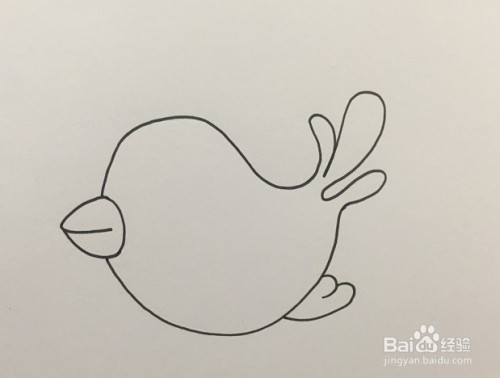 简笔画系列怎么画可爱的小鸟