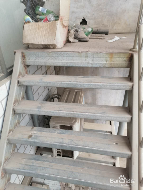 农村最简单铁楼梯制作