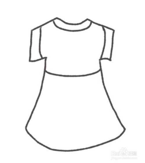 sketchbook怎么画一条儿童小裙子