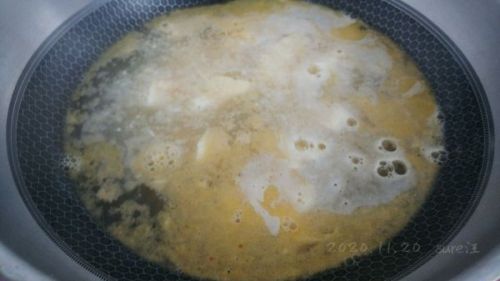 海味豆腐咸蛋羹
