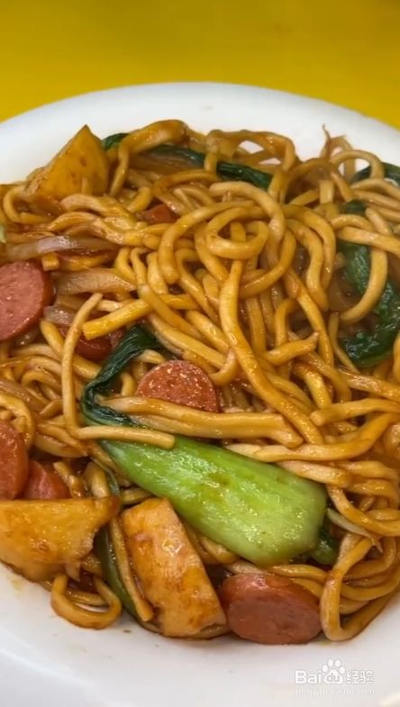 鱼丸炒面怎么制作